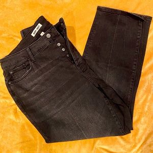 Warp + Weft Vintage High Rise Straight Jeans